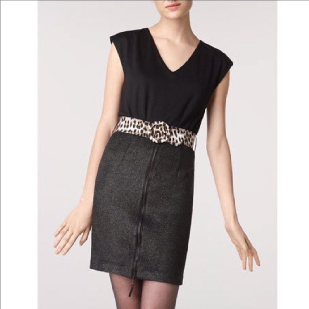 Alice Olivia Tank Dress Leopard Belt